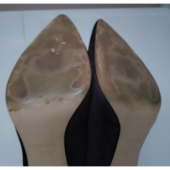 Women's Nine West Plum Purple Genuine Suede Formal Pump Heel Sz 8.5M PO Good - Picture 10 of 12